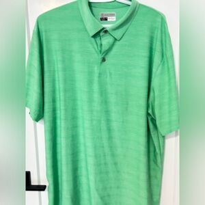 PGA Tour Vibrant Green Men's Polo Shirt